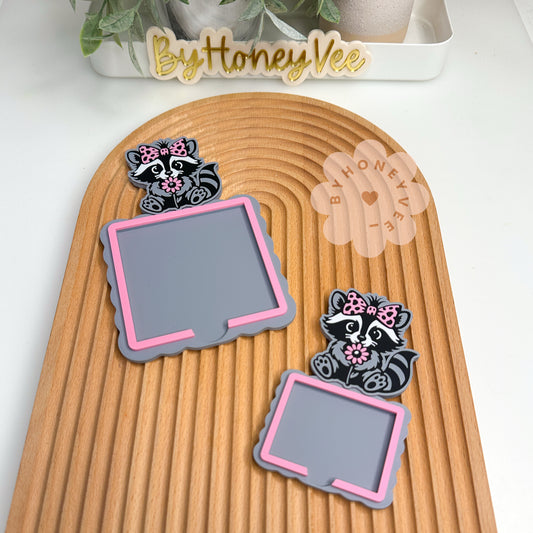 Raccoon Sticky Note Holder