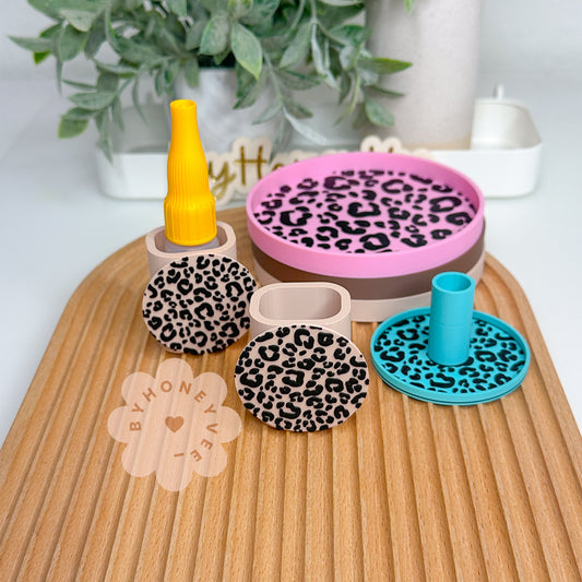 Cheetah/Leopard Glue Holder