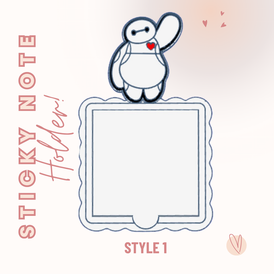 Baymax Sticky Note Holder