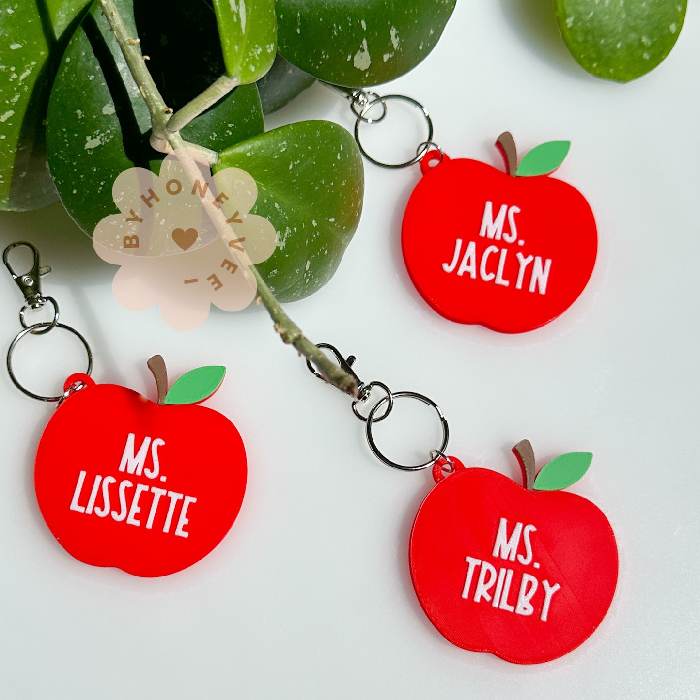 Custom Name Apple Keychain