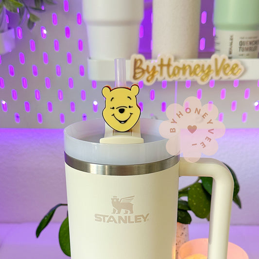 Yellow Bear Straw Topper