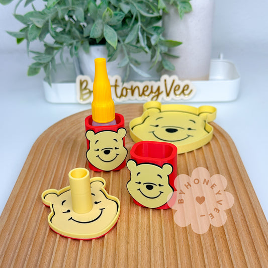 Yellow Bear Glue Holder