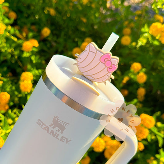 Kitty Conchita Straw Topper