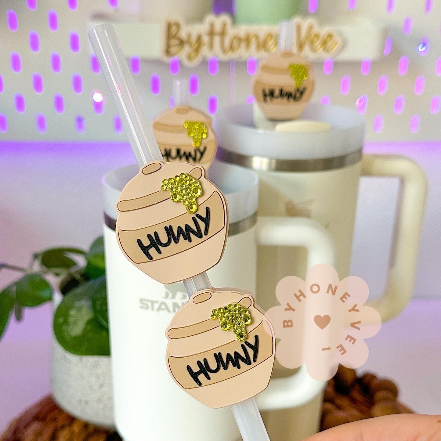 Hunny Pot Straw Topper