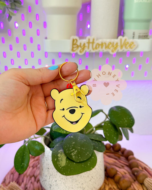 Yellow Bear Keychain