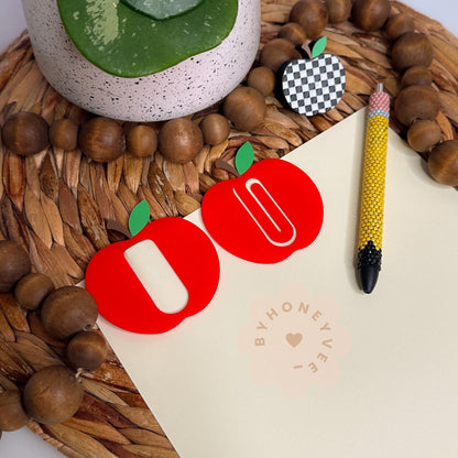 Jumbo Apple Paper Clip
