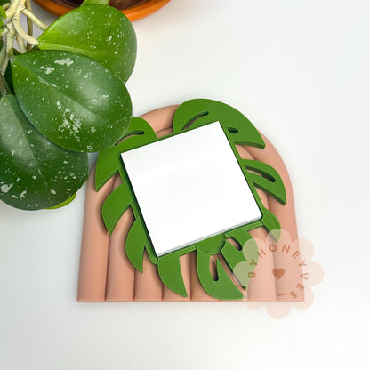 Monstera Sticky Note Holder