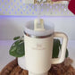 Volleyball Bow Straw topper
