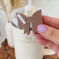 Football Bow Straw Topper