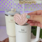 Concha Heart Straw toppers